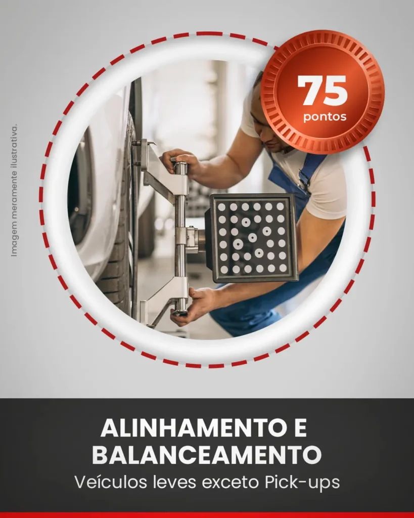 ALINHAMENTO + BALANCEAMENTO (75 PONTOS)