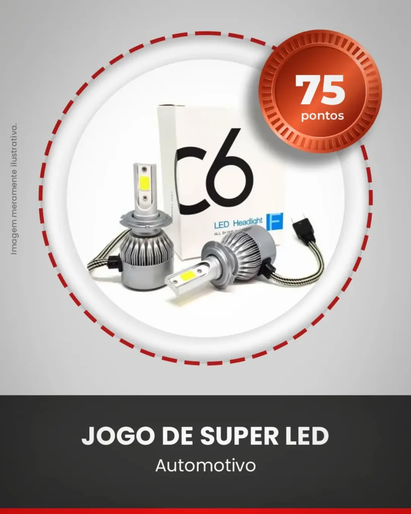 JOGO DE SUPER LED (75 PONTOS)